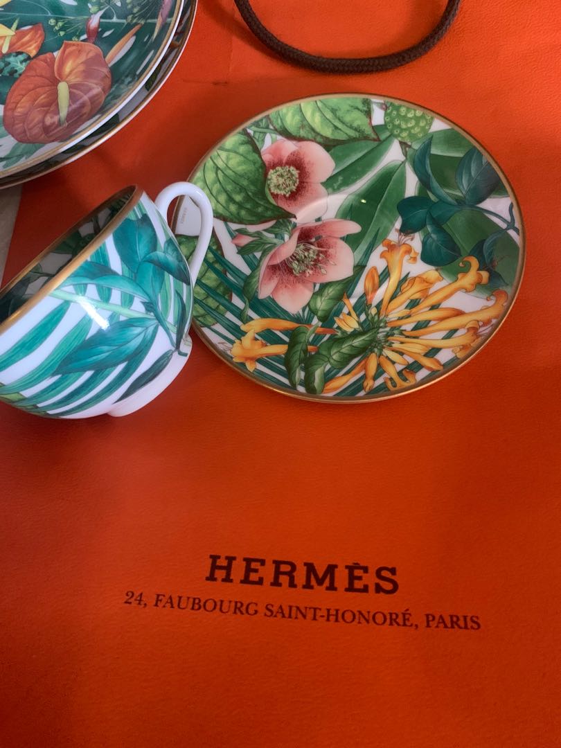 Hermes Tea Cup And Saucer Passifolia Furniture Home Living 