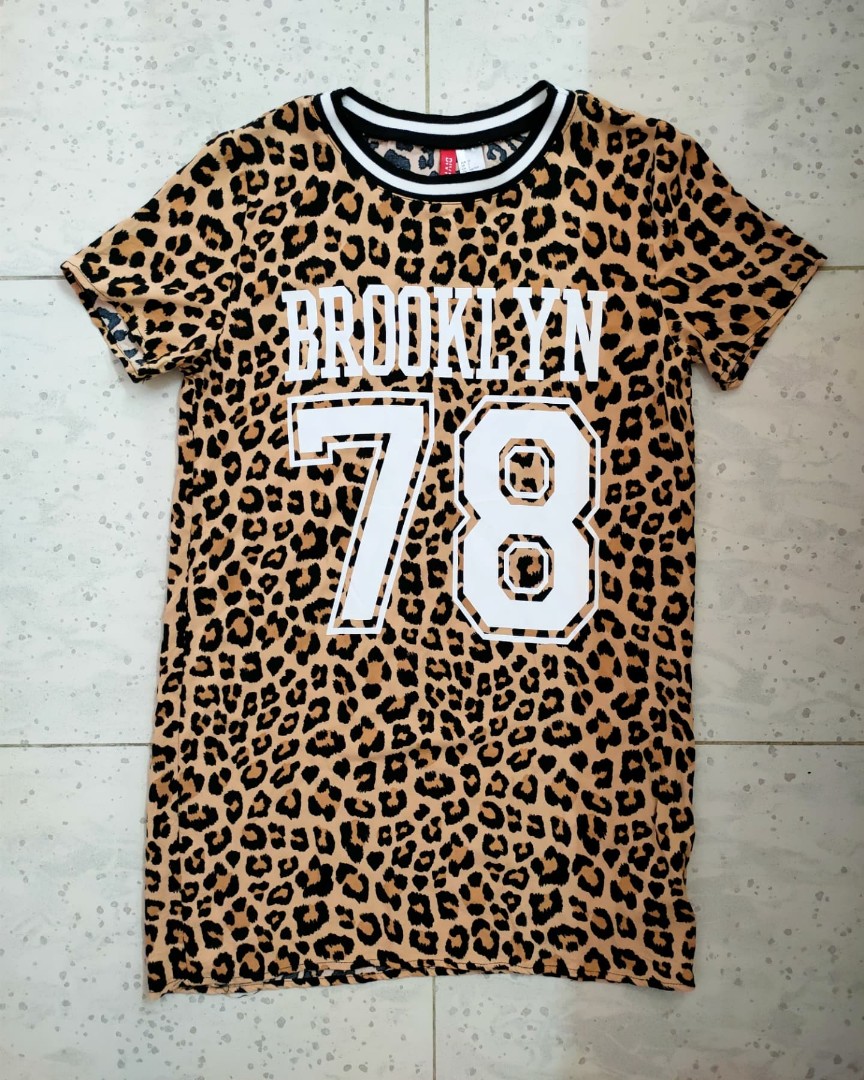 h&m leopard shirt