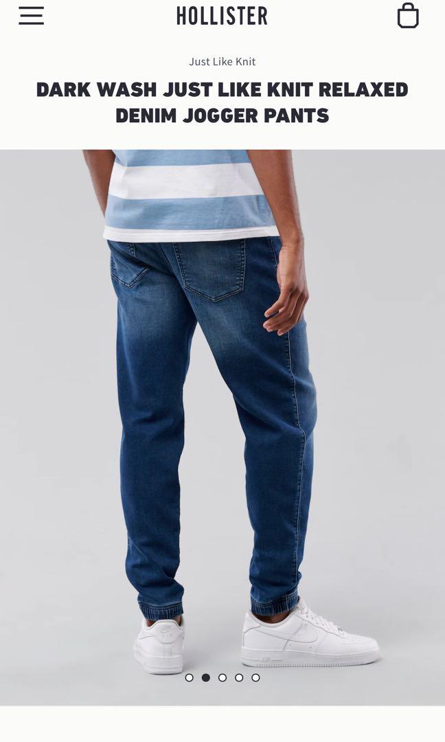 Hollister denim 2025 joggers
