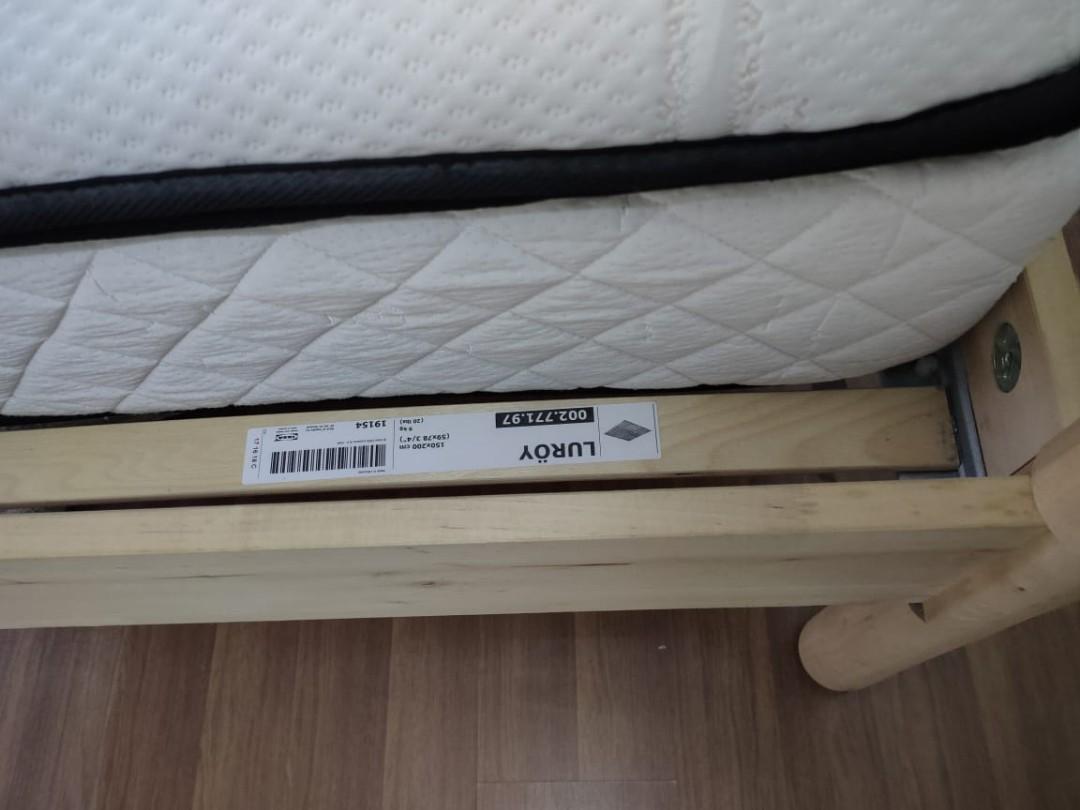 IKEA queen size bed frame GJORA, Furniture & Home Living, Furniture