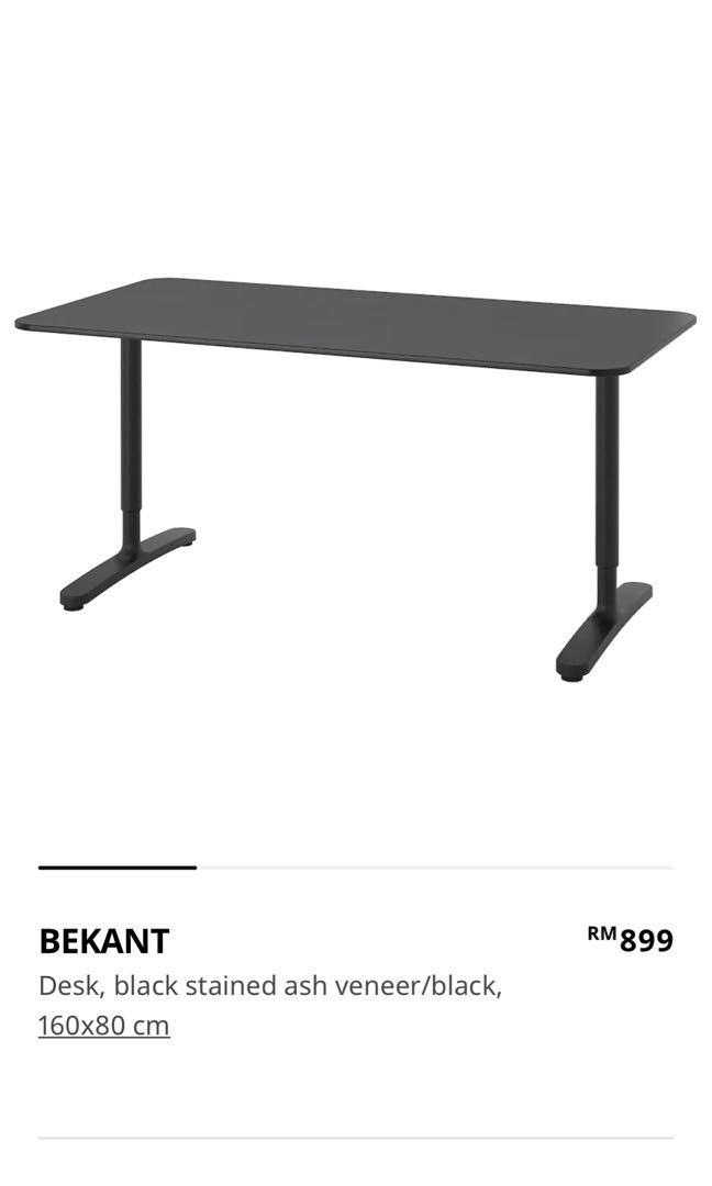 IKEA Bekant, Furniture & Home Living, Furniture, Tables & Sets on Carousell