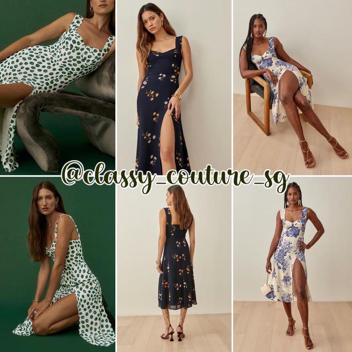 one shoulder midi dress blue Luna One Shoulder Midi Dress