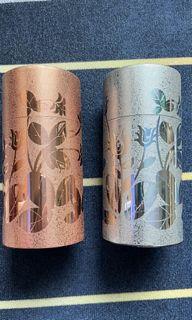 Japanese Metal Tea Holders (twin)