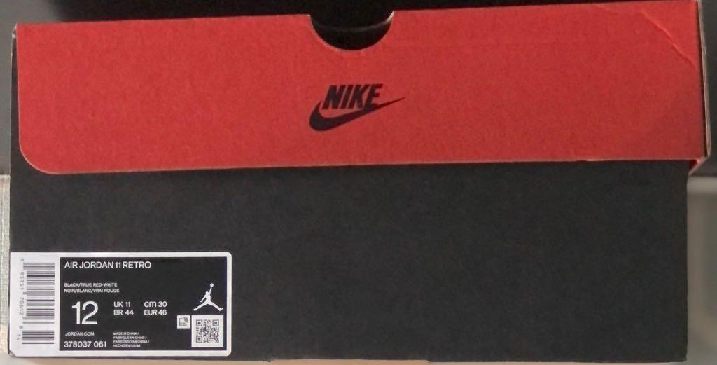 2019 jordan bred 11 box