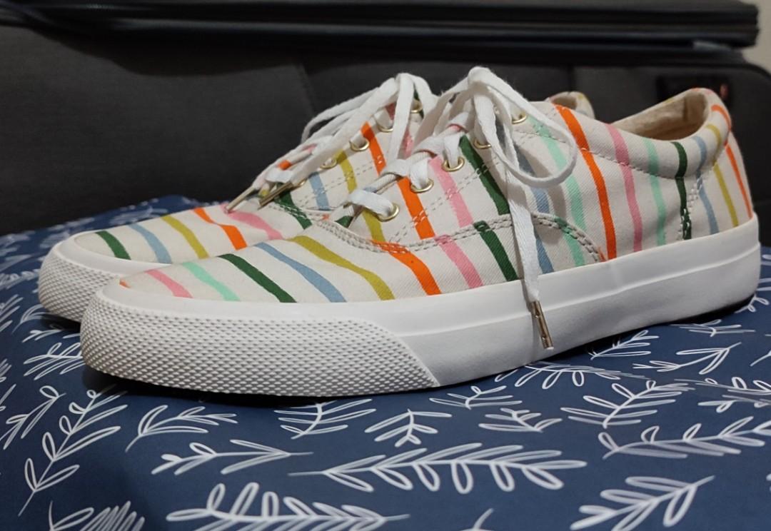 striped keds