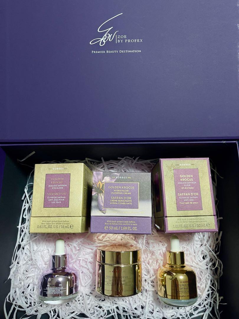 KORRES 殿堂級番紅花抗衰老套裝 原價HK1399 現售HK1000, 美容＆個人護理, 健康及美容 皮膚護理, 面部 面部