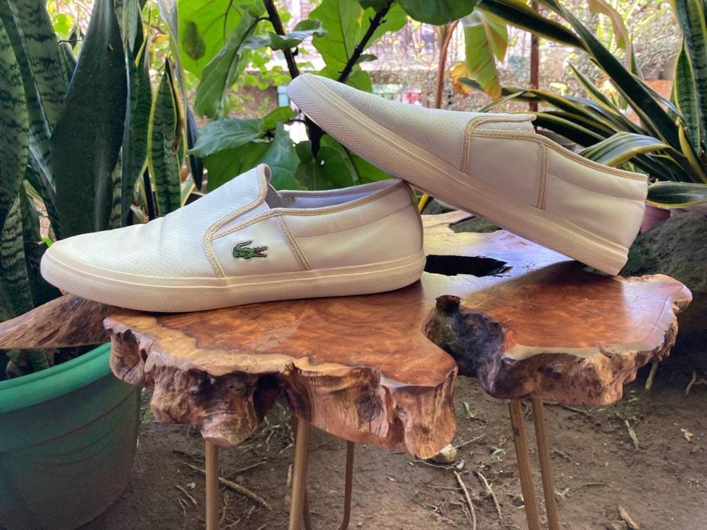 Lacoste slip 2025 on pumps