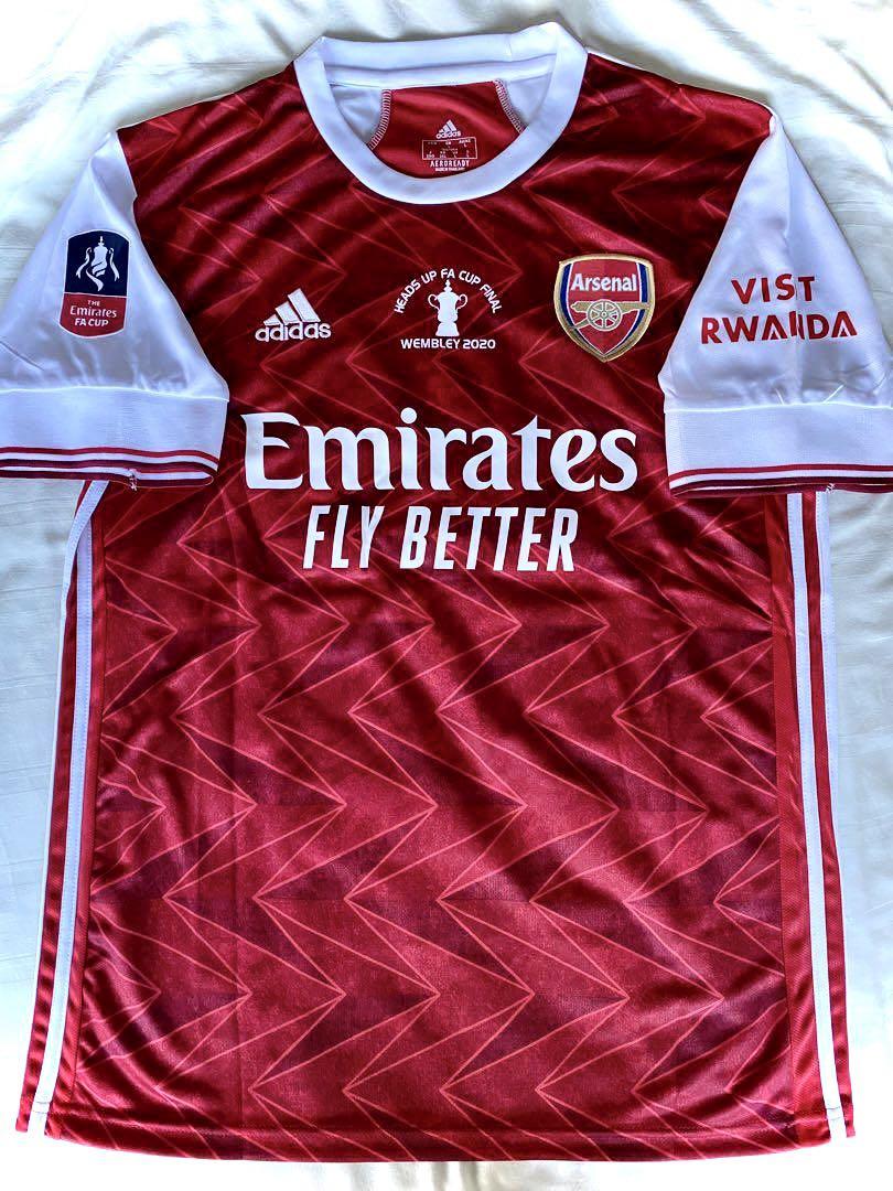 Signed Ltd Edition 20 21 Arsenal FC FA CUP Jersey