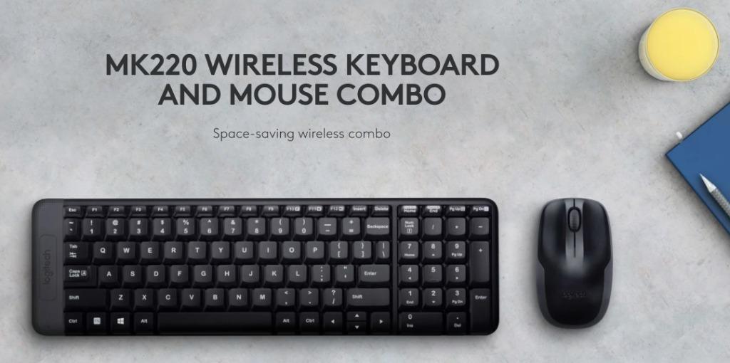 Logitech new arrivals mk220 teclado