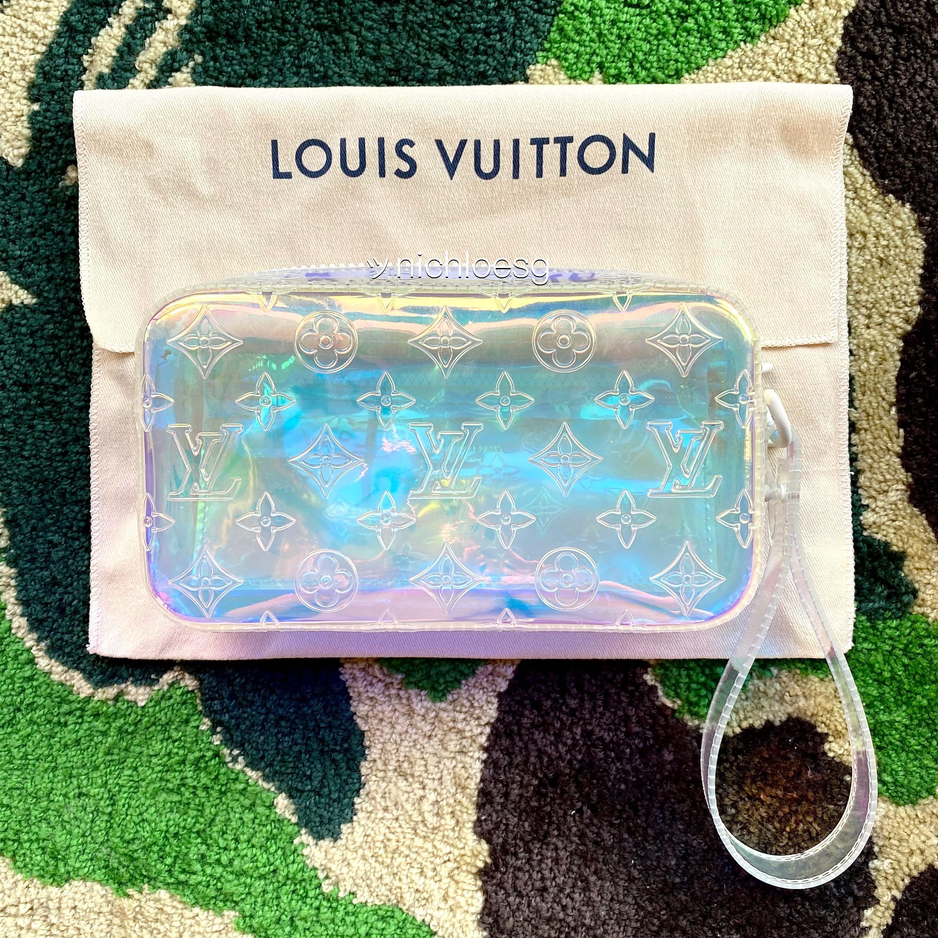 Louis Vuitton PVC Monogram Pochette Volga Iridescent Prism