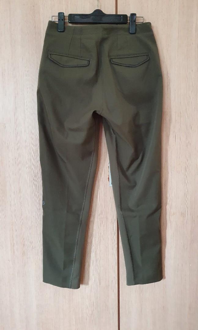 City trek pants, colour fatigue green 