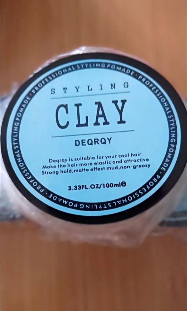 [ Bundle of 2 ]Men Hair Clay Deqrqy Hair Styling Hair Product, Beauty