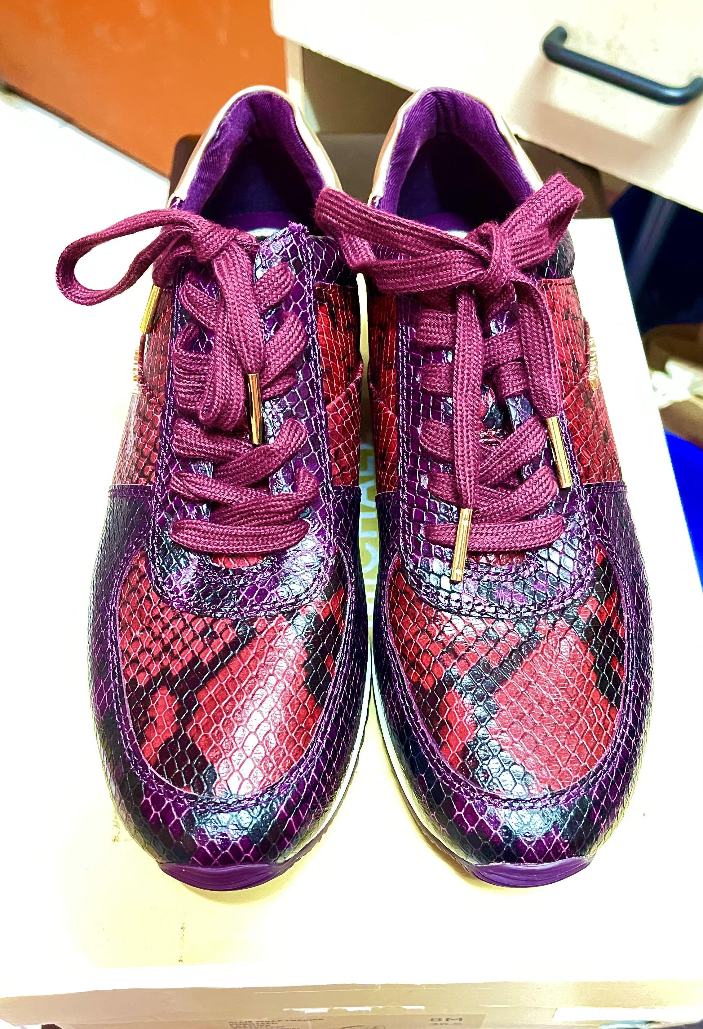 Michael kors snake print hot sale trainers