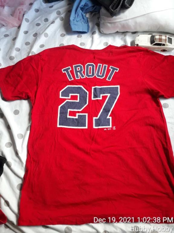 Mike Trout Reel em in t shirt Los angeles Angels Anaheim XL majestic triple  peak, Men's Fashion, Tops & Sets, Tshirts & Polo Shirts on Carousell