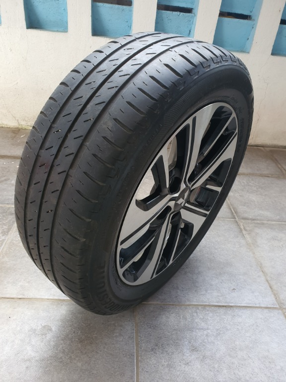 Mitsubishi Xpander tires and rims, Car Parts & Accessories, Mags and Tires on Carousell