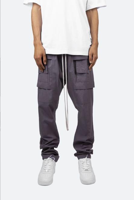 MNML Drop Crotch Cargo Pants - Charcoal 