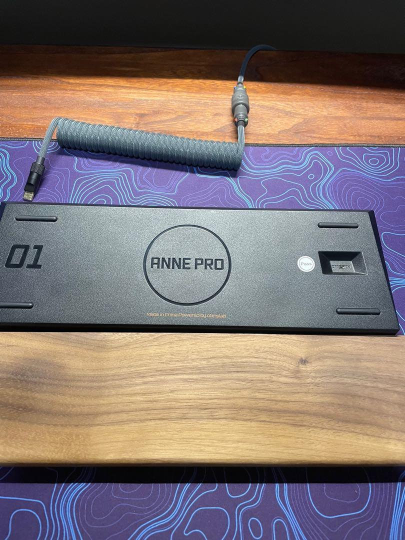 Anne pro 2 with lubed & filmed gateron milky yellows, Computers & Tech ...