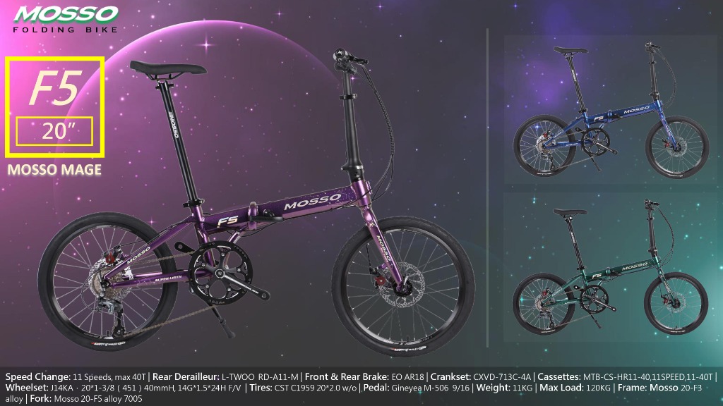 Mosso folding bike 2025 f3