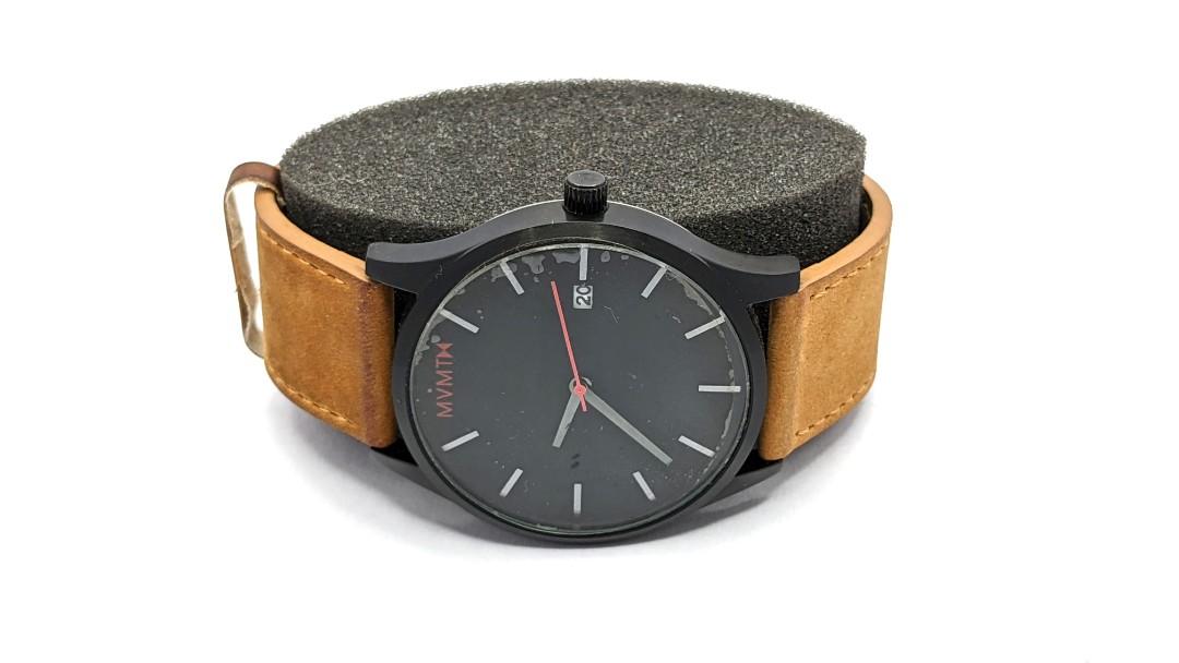 MVMT Watch CLASSIC BLACK TAN CLASSIC 45MM Stylish Modern