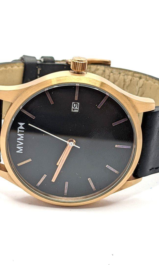MVMT Watch CLASSIC ROSE GOLD BLACK CLASSIC 45MM Stylish Modern Men s watch Unisex Watch Movement Watches