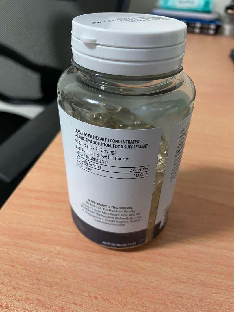 Myprotein LCarnitine Amino Acid, Health & Nutrition, Health