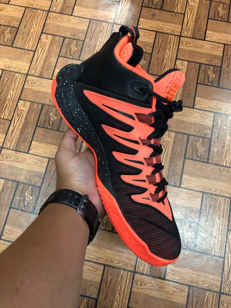 Nike Jordan CP3 IX Hyper Orange Metallic Gold Black 8.5 US Men s