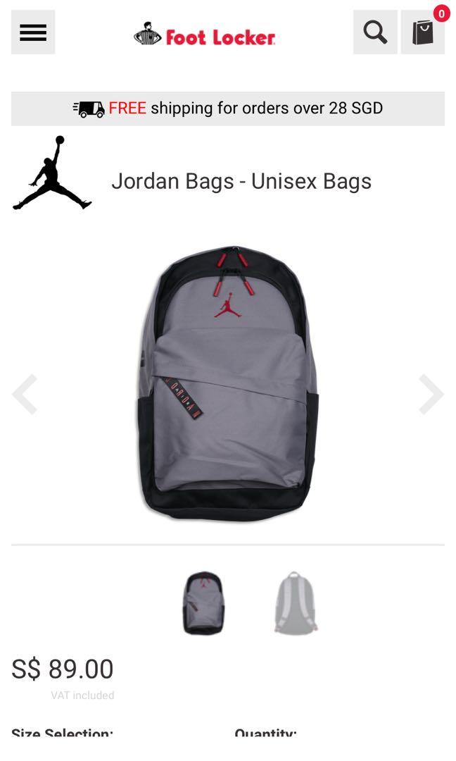 foot locker jordan backpack