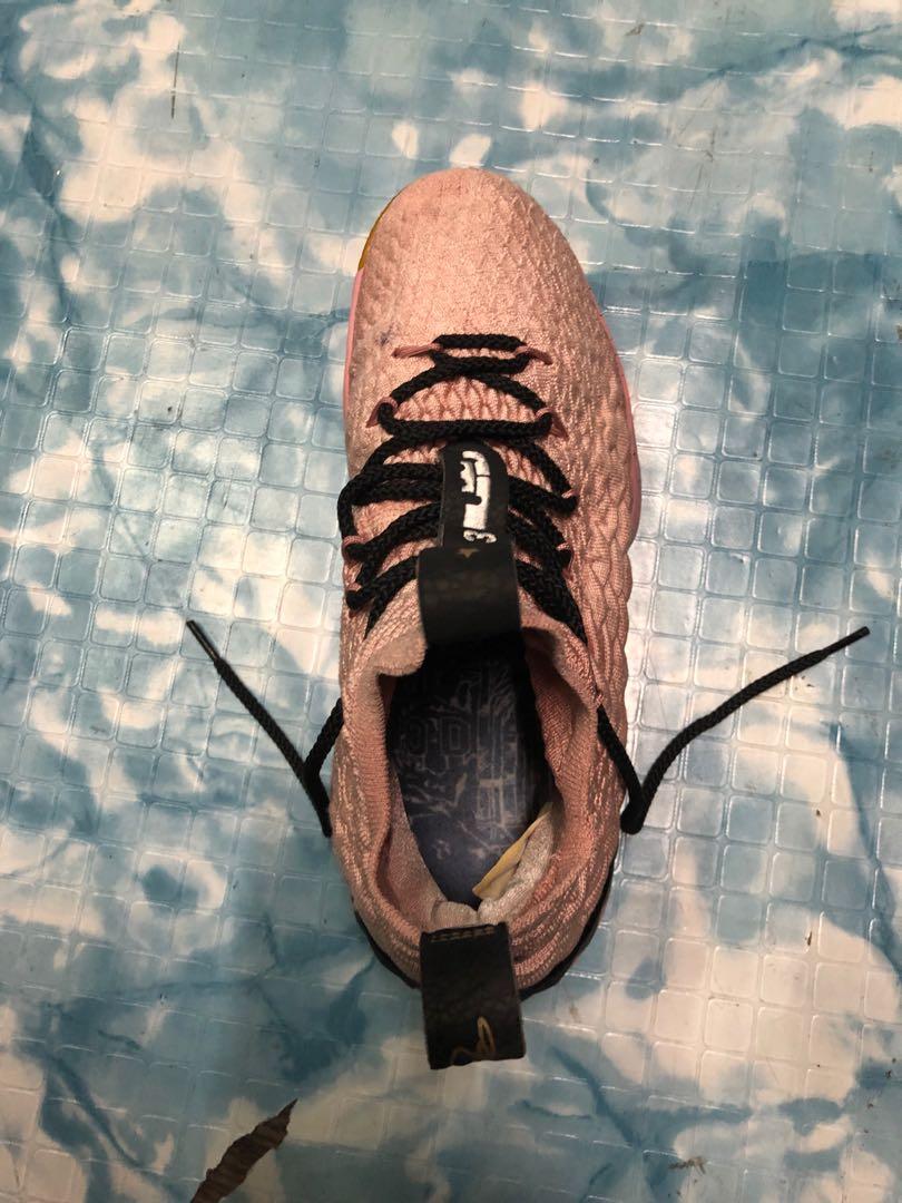 lebron 15 rose pink