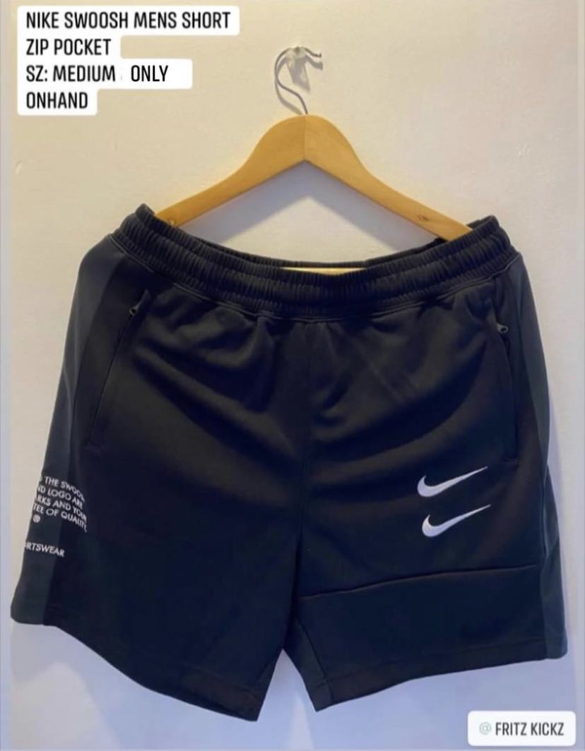 Nike mens swoosh zip pocket short 