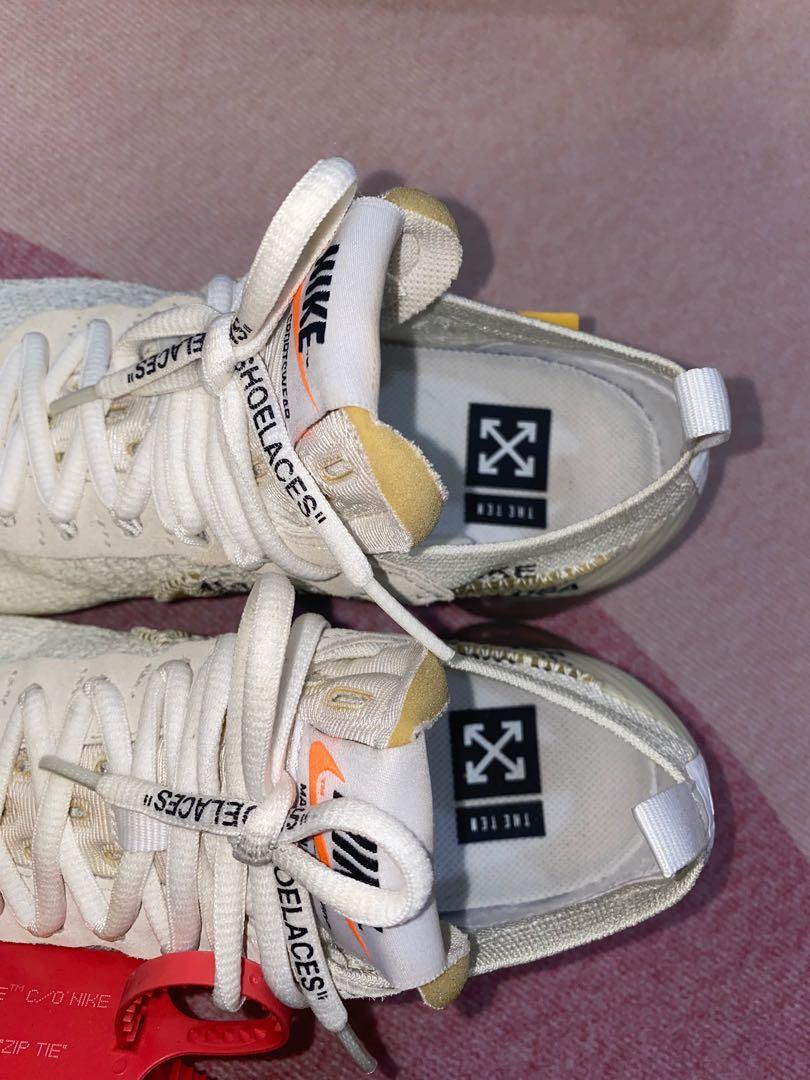 Nike x Off White Vapormax Sneakers US5 White Women s Fashion