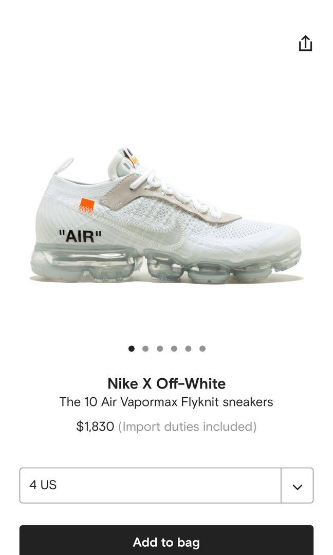 White vapormax flynit new arrivals