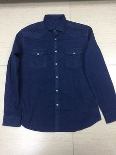 No Brand 男裝L碼牛仔恤衫 特價 $69 包郵64236507976066110