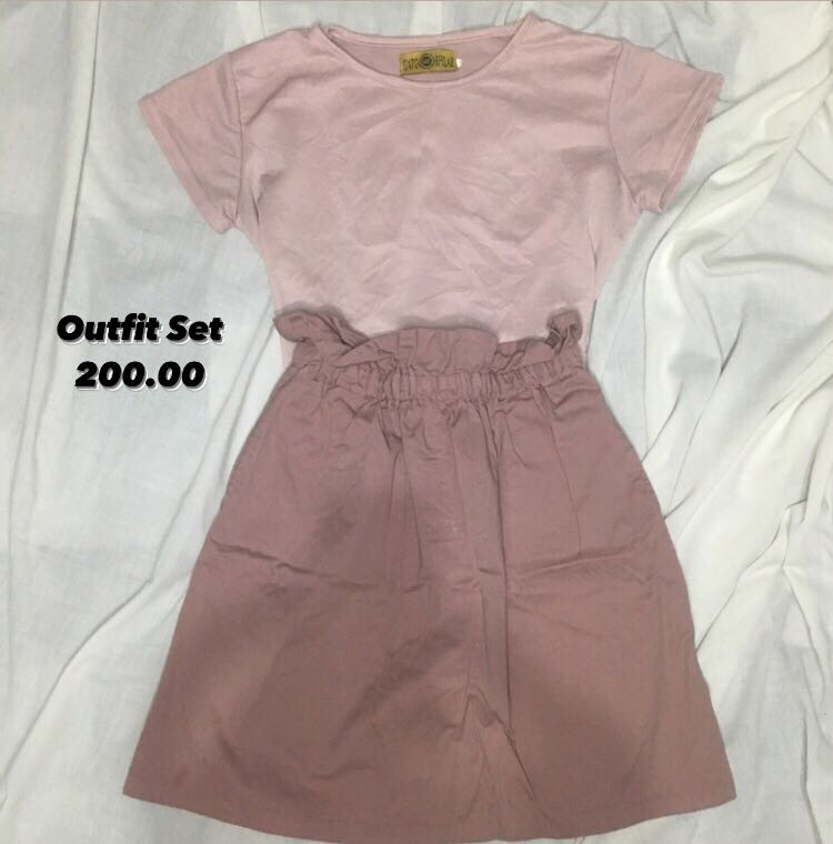 Old Rose Outfit Set Women s Fashion Dresses Sets Sets or