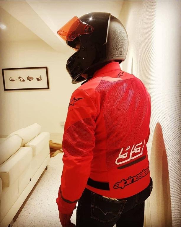 ALPINESTARS LOSAIL AIR JACKET MM93 RED MOTORCYCLE RIDING JACKET