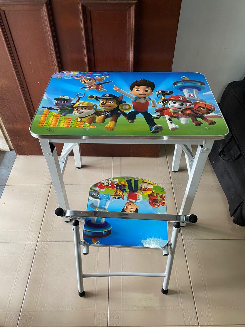 Paw patrol study clearance table