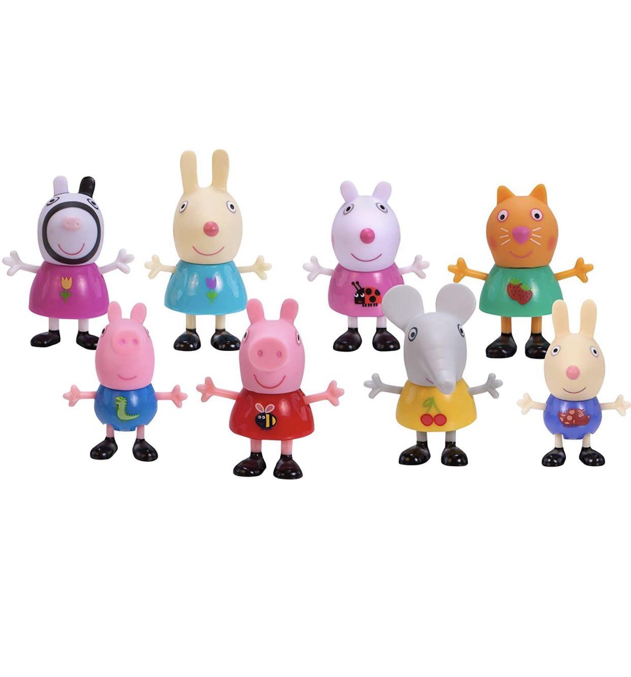 peppa pig rebecca rabbit comes to play