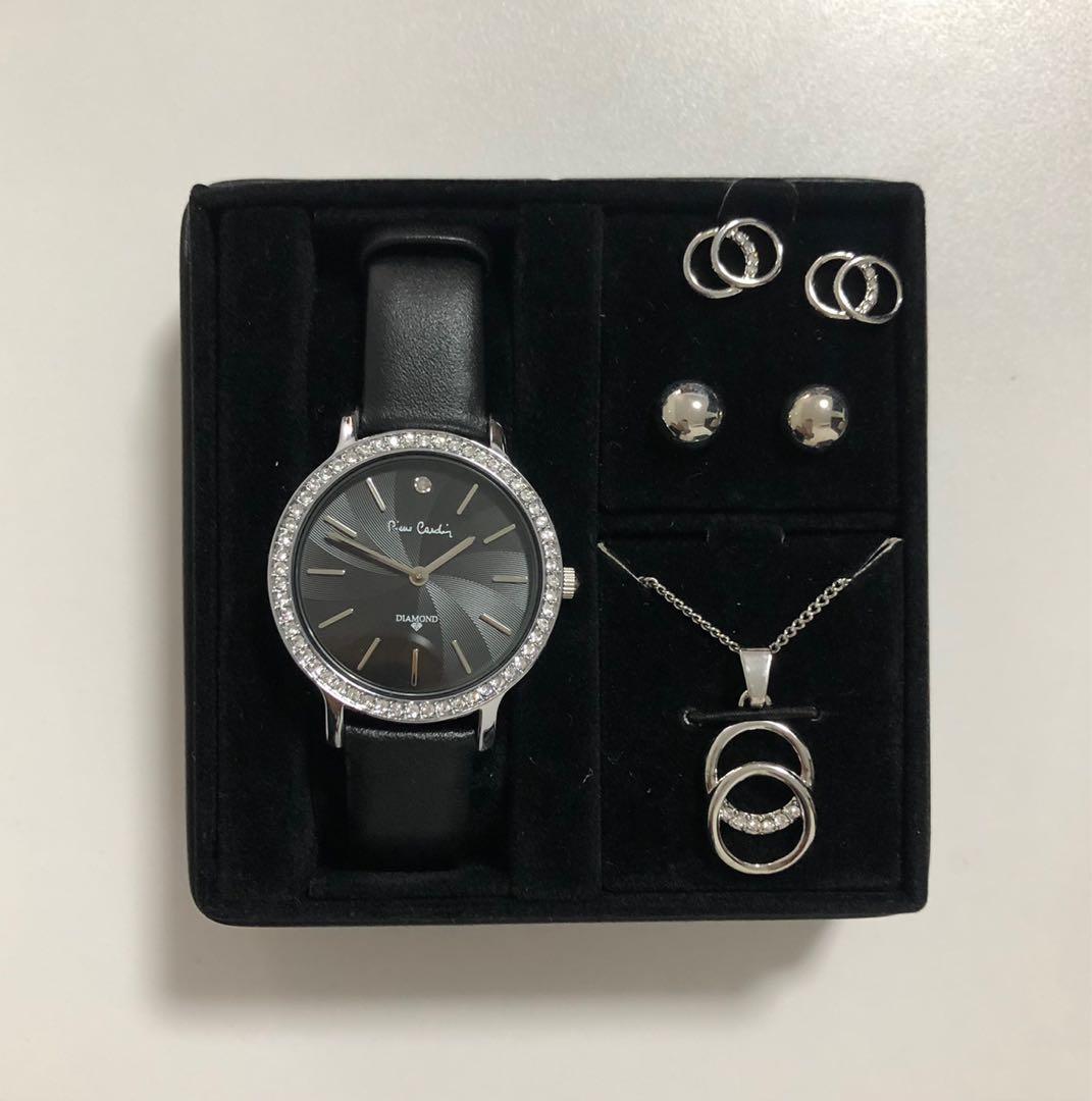Pierre Cardin diamond collection accessory set