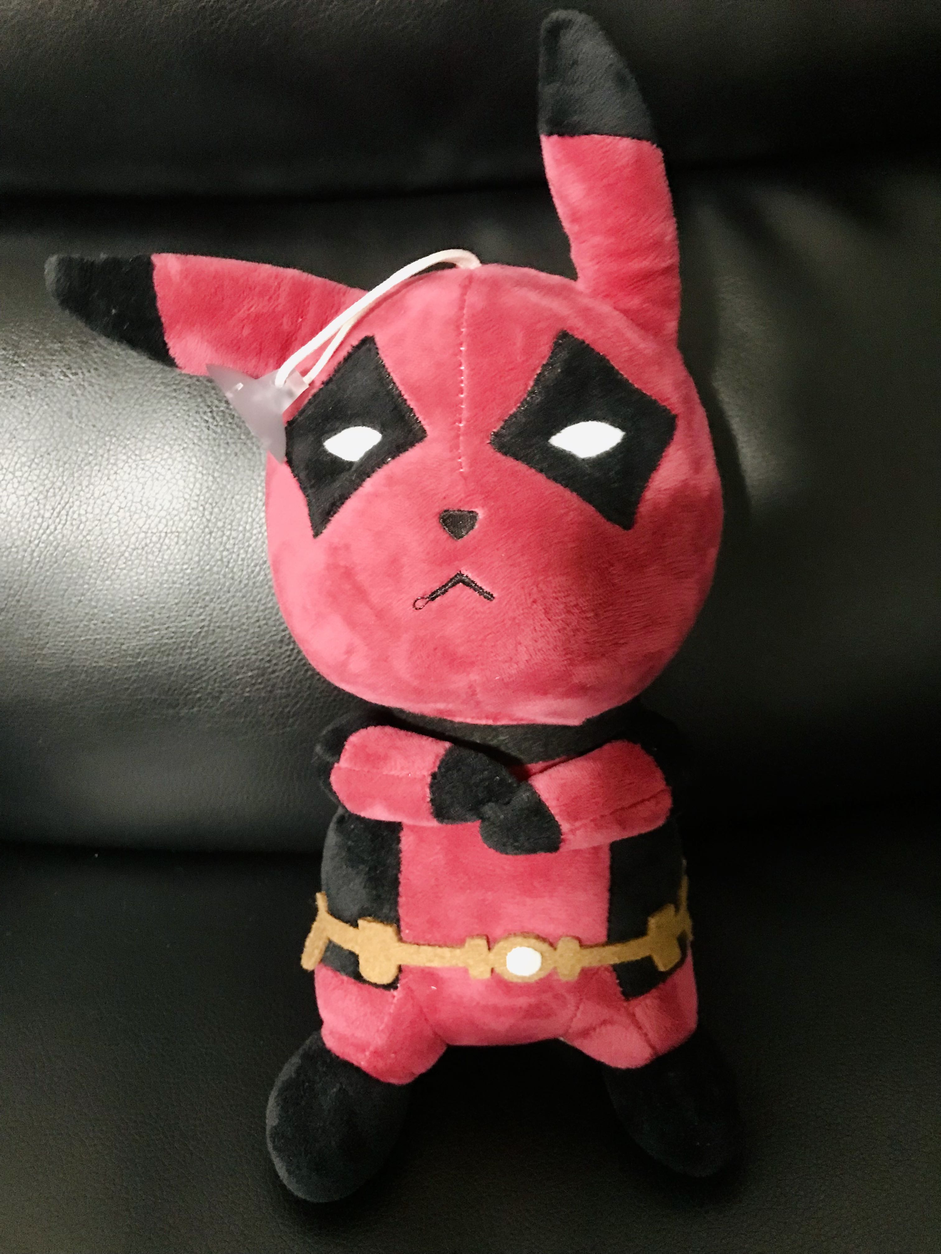 Pikachu hot sale deadpool plush