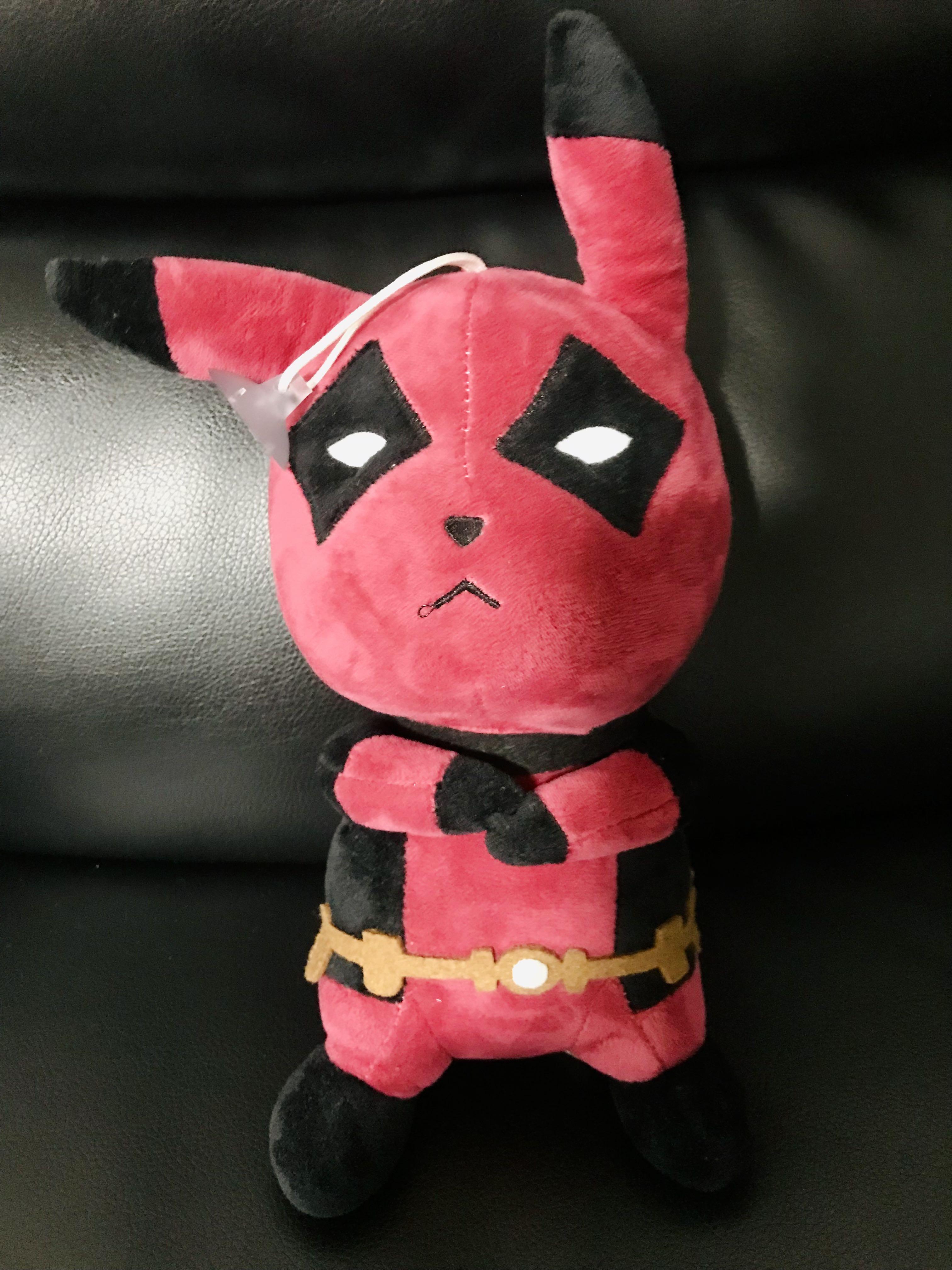 Pikachu Deadpool Soft toy