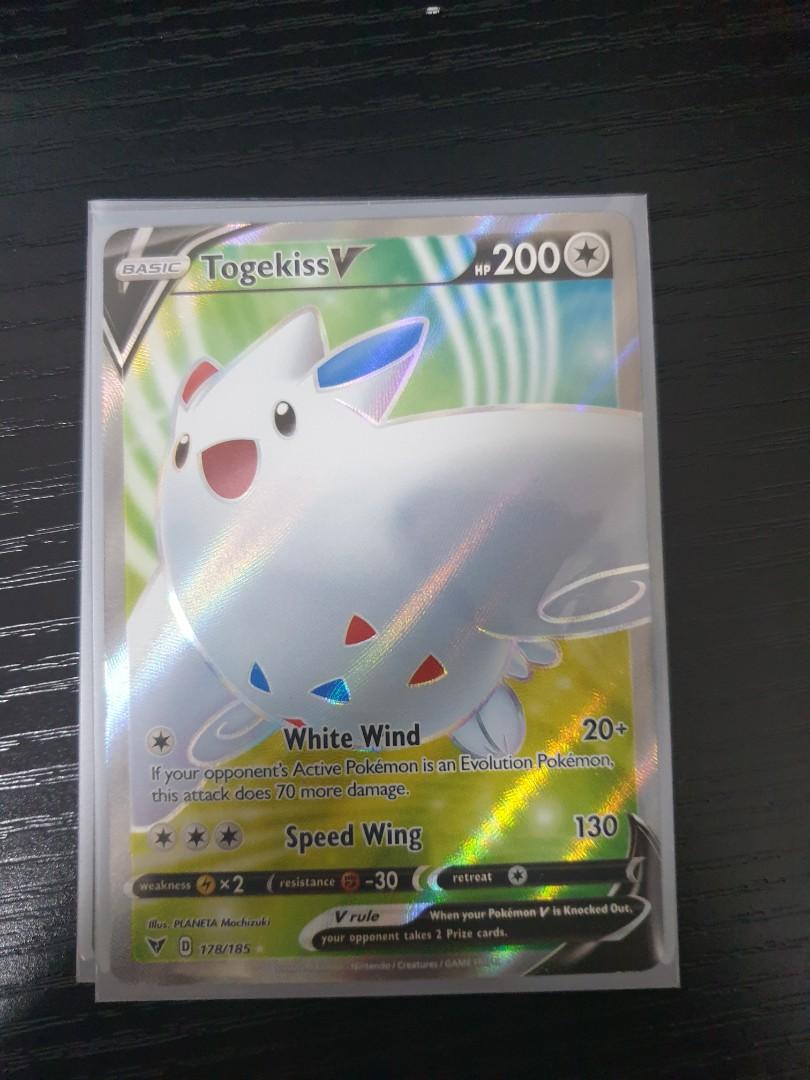 END OF YEAR SALES ]Pokemon Vivid Voltage Tokekiss V FA / Full art and  Togekiss vmax, Hobbies & Toys, Toys & Games on Carousell