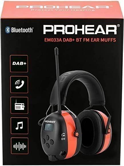 PROHEAR 033A DAB+ Upgraded Wireless Bluetooth Ear Defenders with