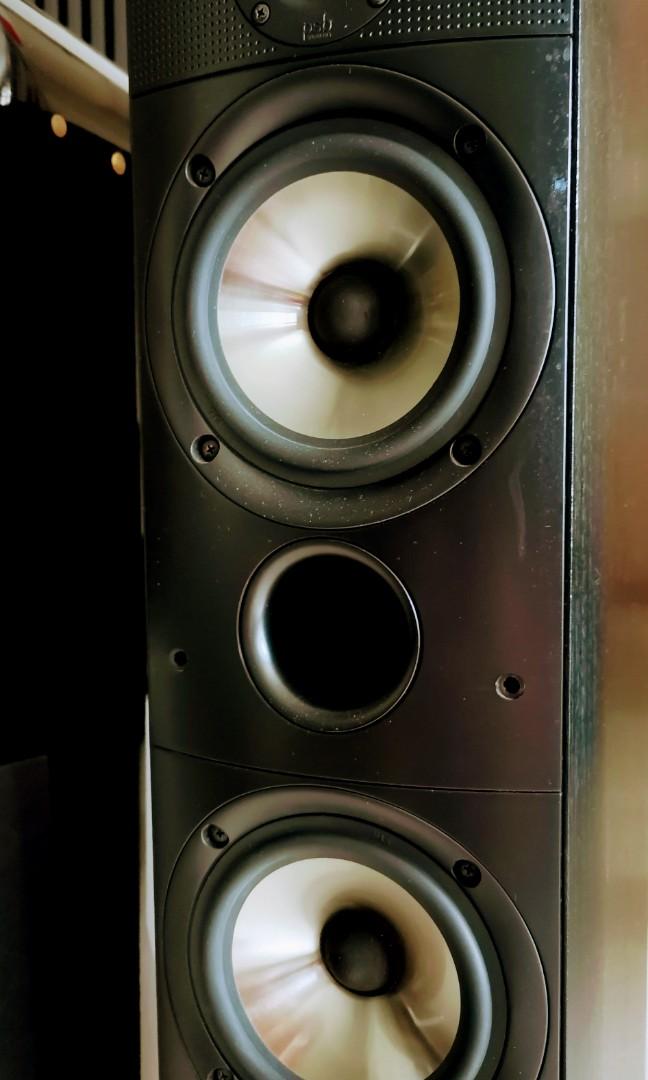 PSB SPEAKERS IMAGE T45 FLOOR STANDING SPEAKERS, Audio, Soundbars