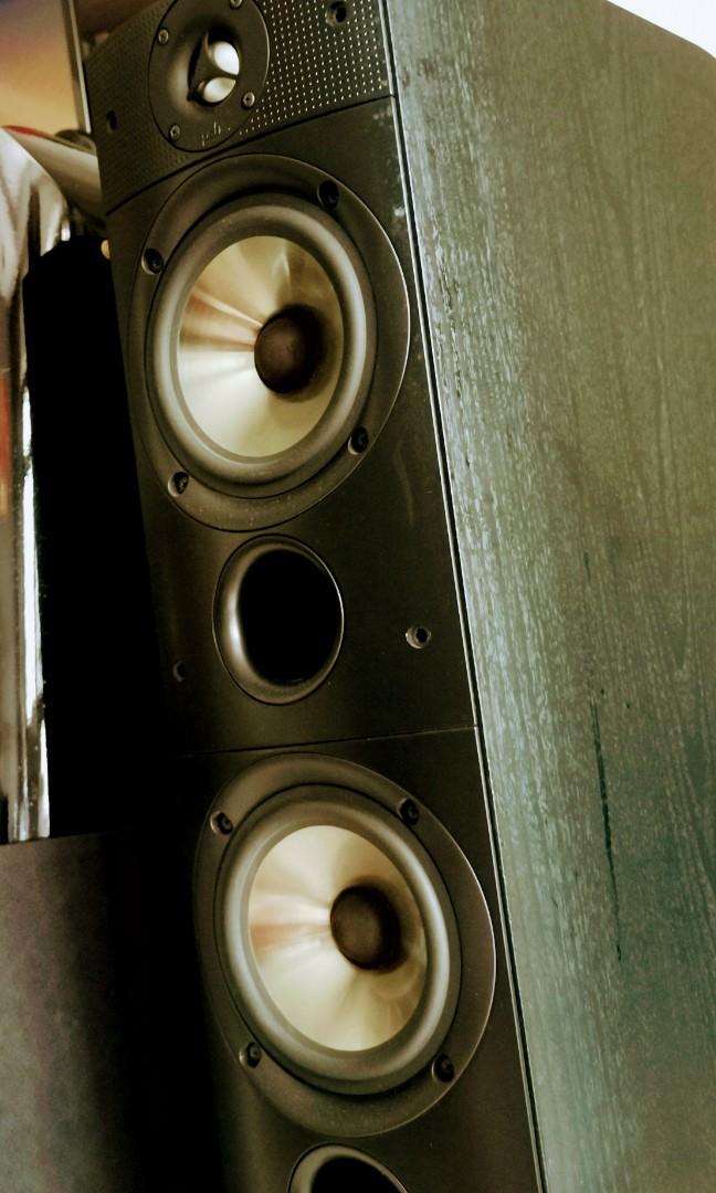 PSB SPEAKERS IMAGE T45 FLOOR STANDING SPEAKERS, Audio, Soundbars