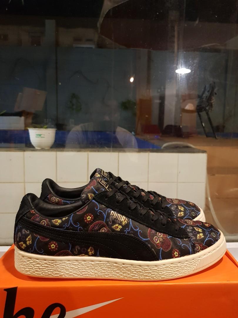 AUTHENTIC PUMA BASKET CLASSIC DOTD Fesyen Pria Sepatu Sneakers