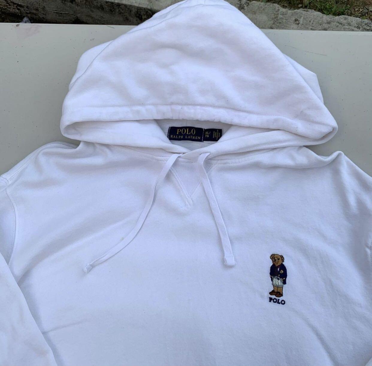 Ralph Lauren Polo bear hoodie, Men's Fashion, Coats, Jackets and Outerwear  on Carousell