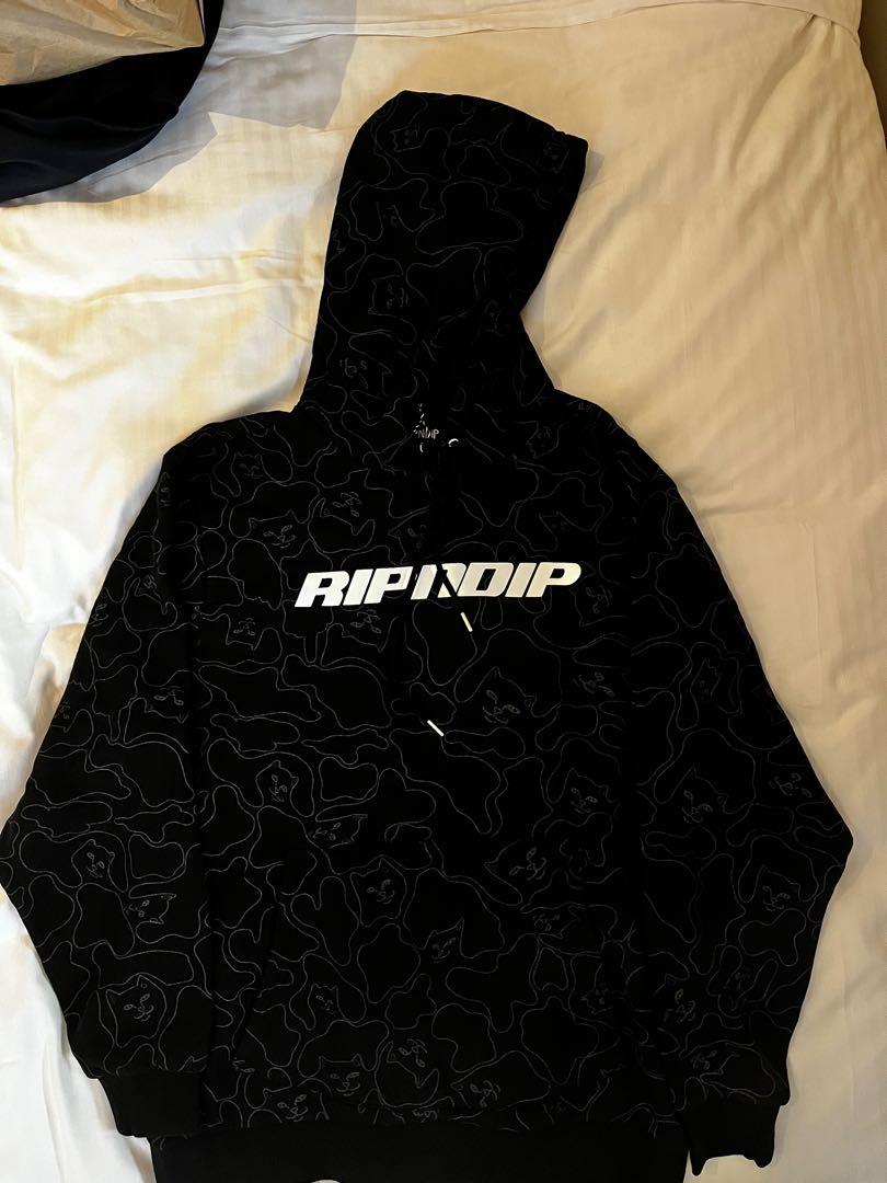 Ripndip reflective hoodie top