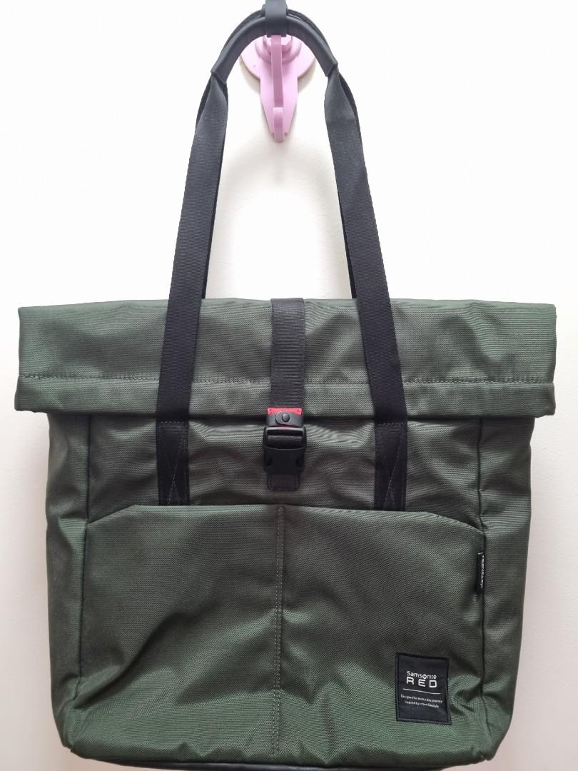 samsonite red glehn backpack