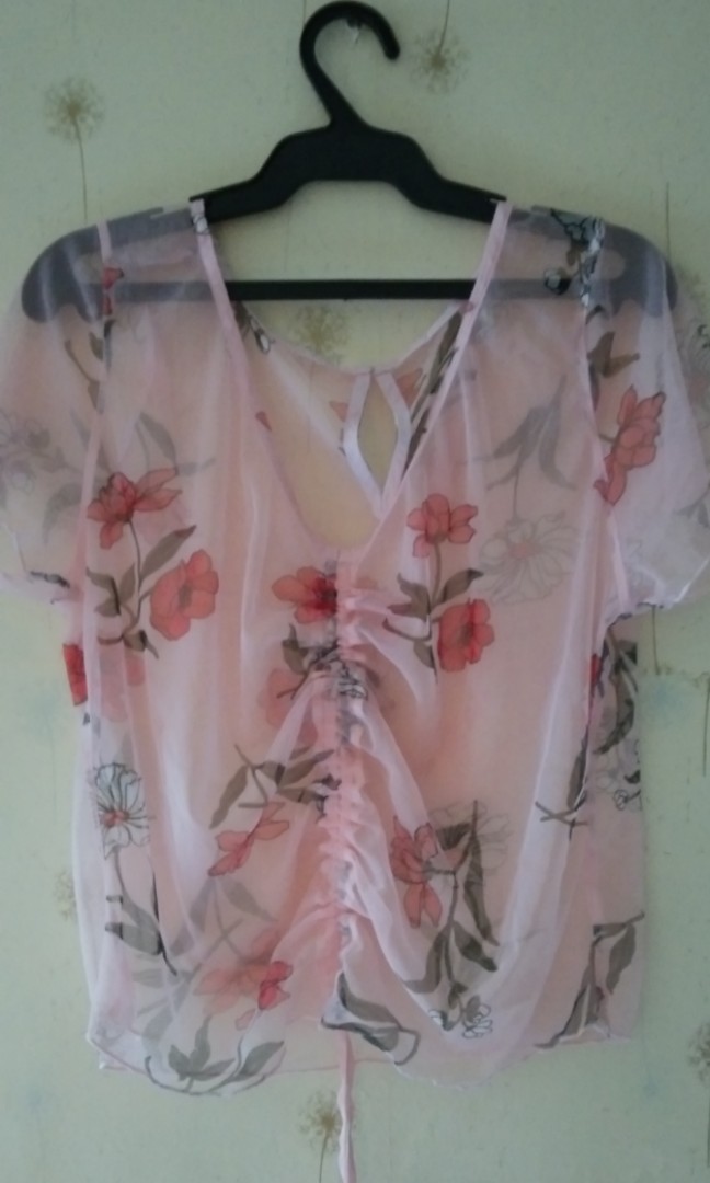 See thru, Women's Fashion, Tops, Blouses on Carousell