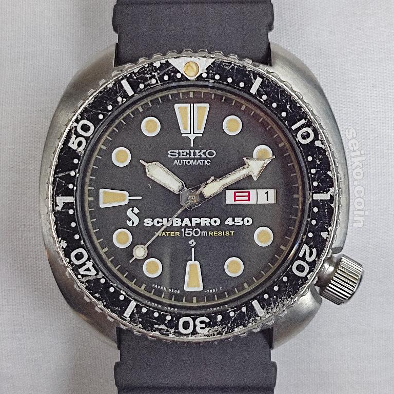 Vintage Seiko Turtle Diver Scubapro 450 6306 7001 SSP01