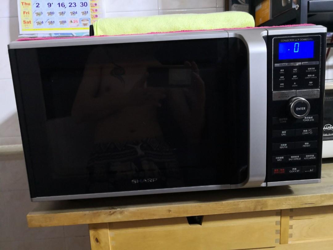 Sharp double grill convection microwave oven, TV & Home Appliances